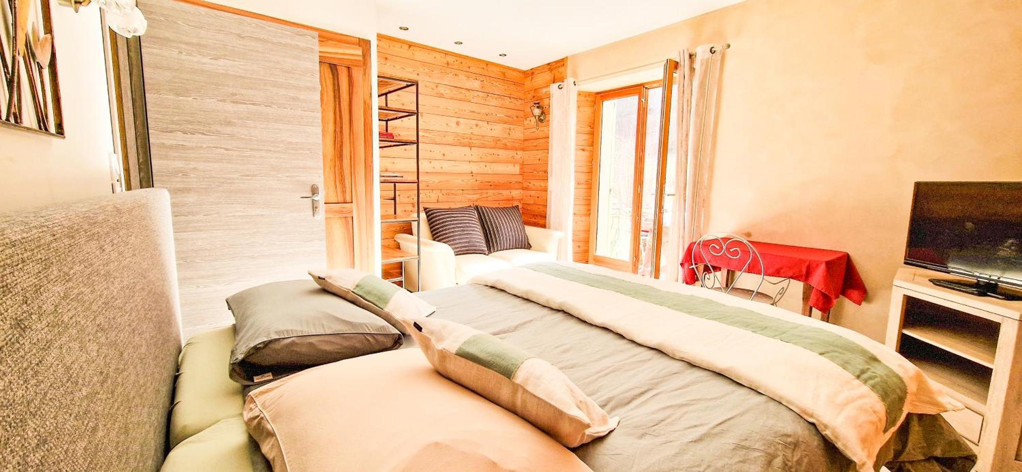 Les Clarines Perceneige - Chambre D'Hotes Vue Sur Montagne & Spa Saint-Jacques-en-Valgodemard Exteriér fotografie